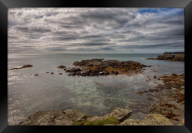 Trearddur Bay, Anglesey Framed Print by Derek Daniel