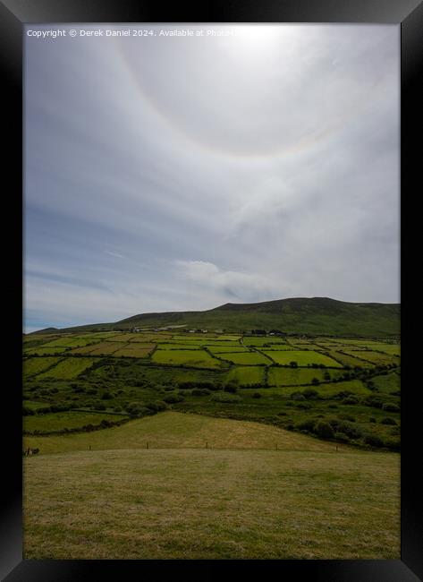 Irish Landscape, Dingle peninsula, Ireland Framed Print by Derek Daniel