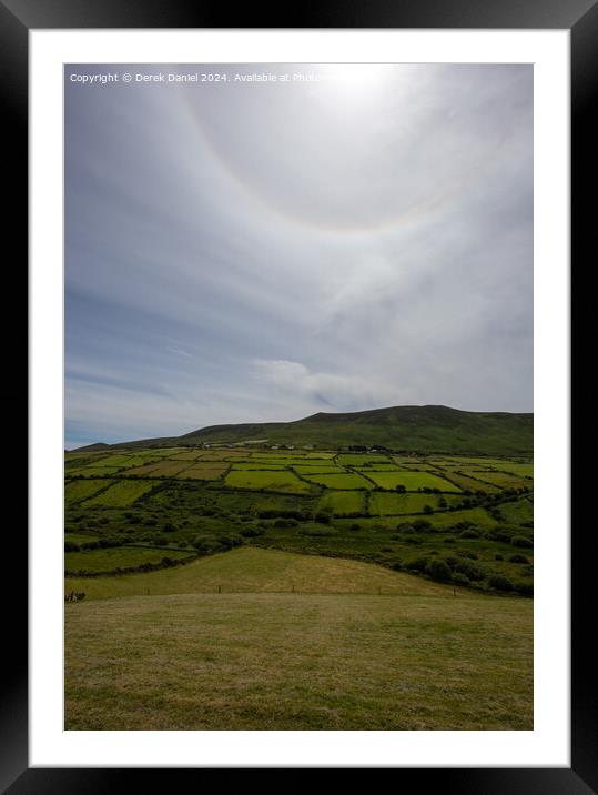 Irish Landscape, Dingle peninsula, Ireland Framed Mounted Print by Derek Daniel