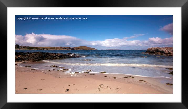 Mellon Udrigle, Laide, Scotland Framed Mounted Print by Derek Daniel