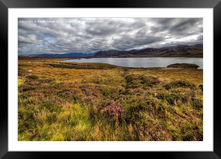 Loch Tollaidh Framed Mounted Print by Derek Daniel