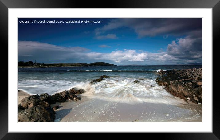 Mellon Udrigle, Laide, Scotland  Framed Mounted Print by Derek Daniel