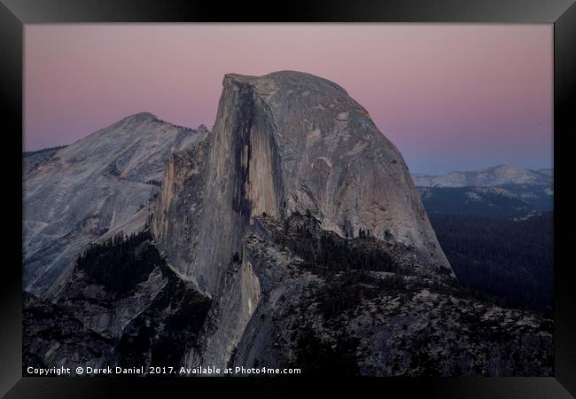 Half Dome Yosemite Framed Print by Derek Daniel