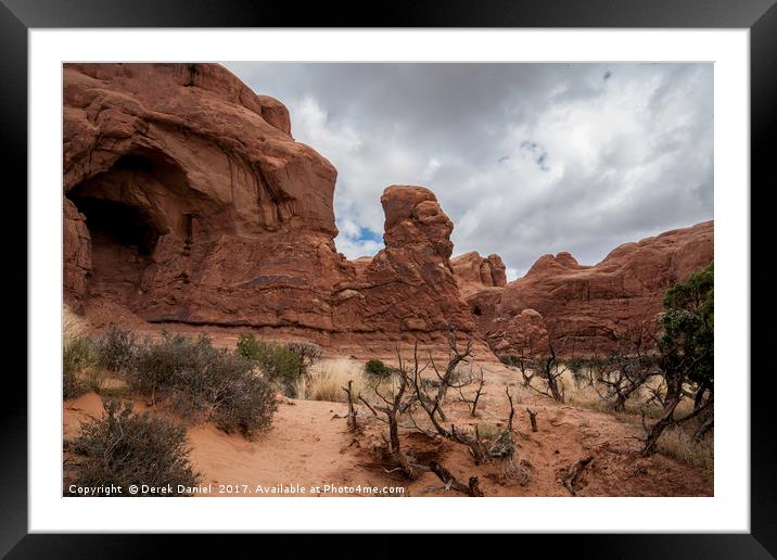 Arches National Park , Moab, Utah Framed Mounted Print by Derek Daniel