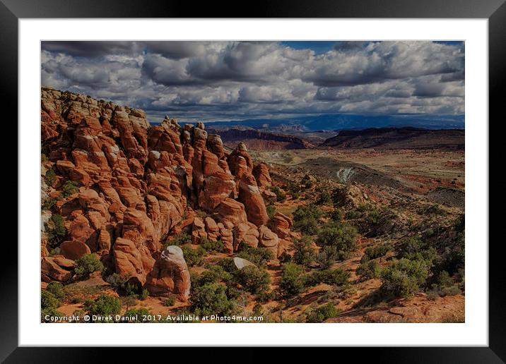 Arches National Park, Moab, Utah Framed Mounted Print by Derek Daniel