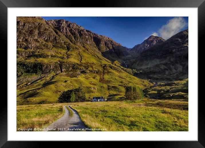 Highland Peacefulness Framed Mounted Print by Derek Daniel