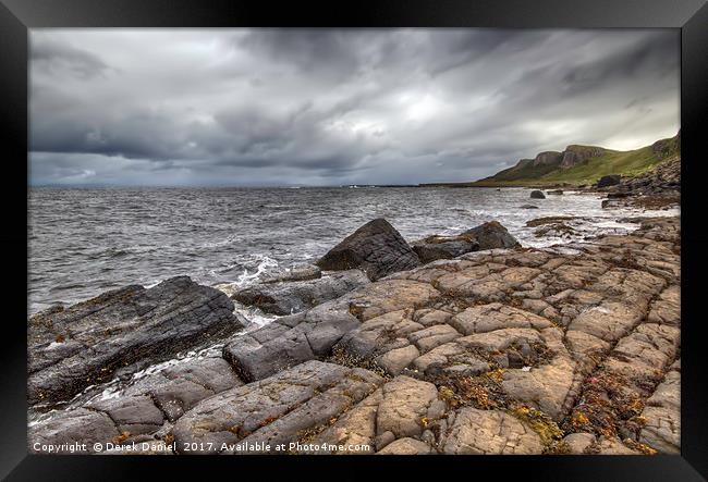 Staffin Bay, Skye Framed Print by Derek Daniel