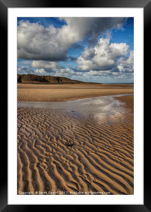 Lligwy Beach, Anglesey North Wales  Framed Mounted Print by Derek Daniel