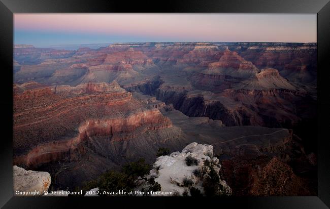 Grand Canyon Framed Print by Derek Daniel