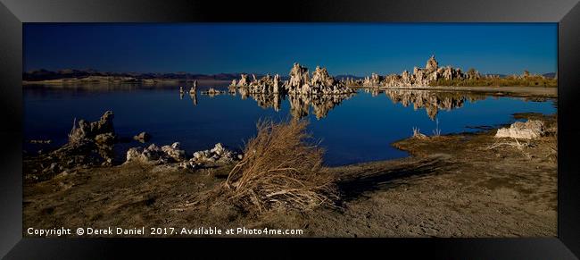 Pink Floyds Dream Lake Framed Print by Derek Daniel