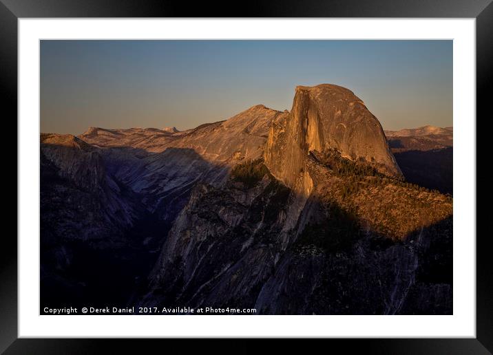 Half Dome, Yosemite Framed Mounted Print by Derek Daniel