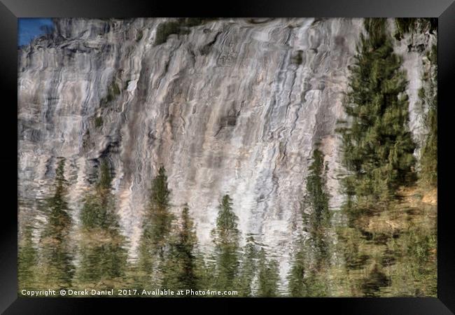 Reversing Reality Yosemites Surreal Reflection Framed Print by Derek Daniel