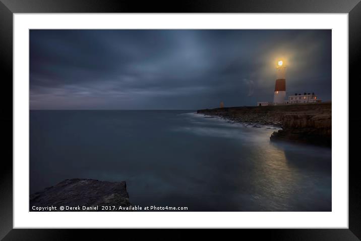 Illuminating the Jurassic Coast Framed Mounted Print by Derek Daniel