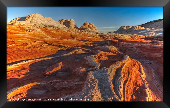 White Pocket, Arizona Framed Print by Derek Daniel