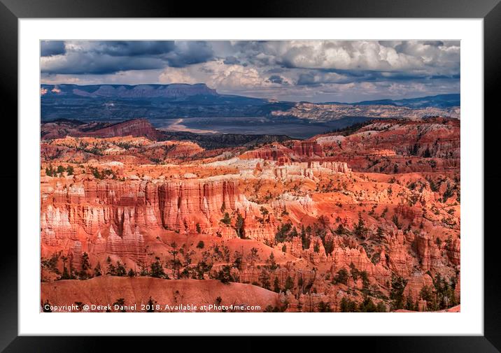 Bryce Canyon Framed Mounted Print by Derek Daniel