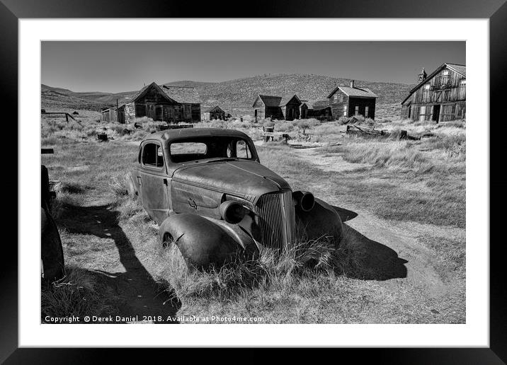 Captivatingly Haunting Bodie Framed Mounted Print by Derek Daniel