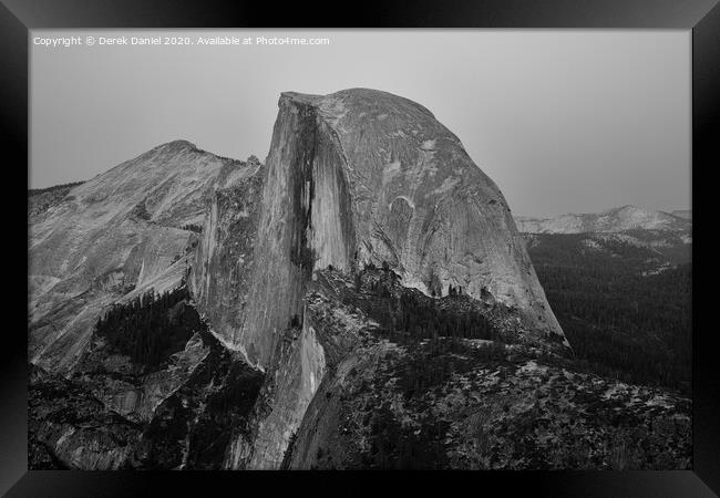 Half Dome - Yosemite Framed Print by Derek Daniel