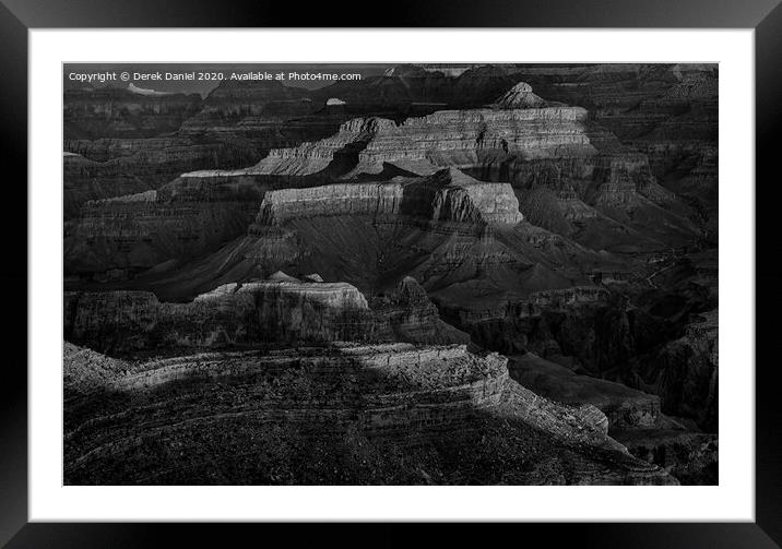 The Mighty Grand Canyon Framed Mounted Print by Derek Daniel
