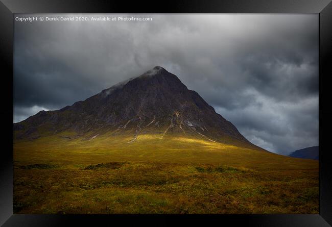 Buachaille Etive Mòr Framed Print by Derek Daniel