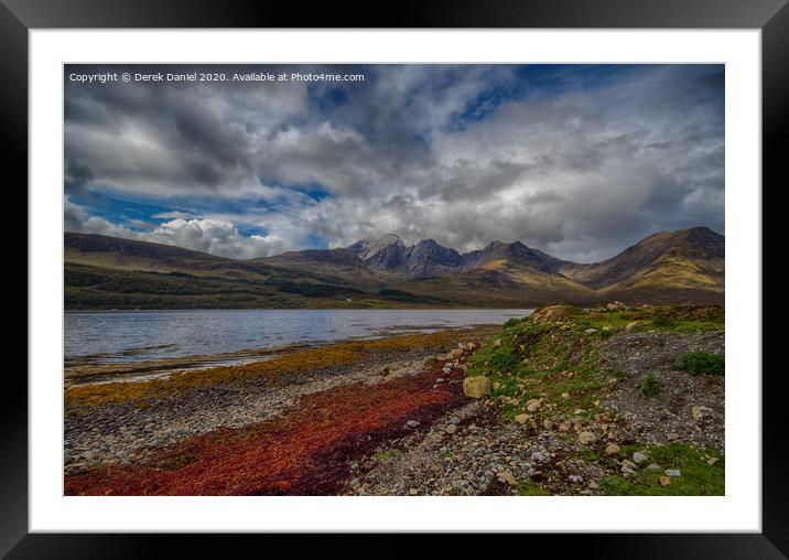 The View from Torrin  Framed Mounted Print by Derek Daniel