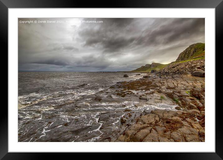 Staffin Bay, Skye, Scotland Framed Mounted Print by Derek Daniel