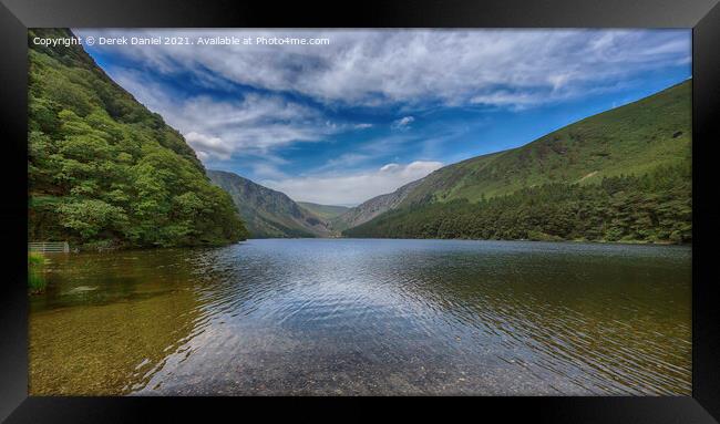 Glendalough, County Wicklow, Ireland Framed Print by Derek Daniel