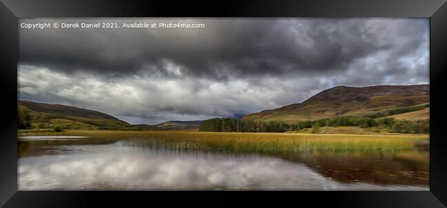 Loch Cill Chriosd, Skye, Scotland (panoramic) Framed Print by Derek Daniel