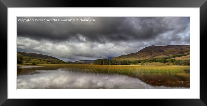 Loch Cill Chriosd, Skye, Scotland (panoramic) Framed Mounted Print by Derek Daniel