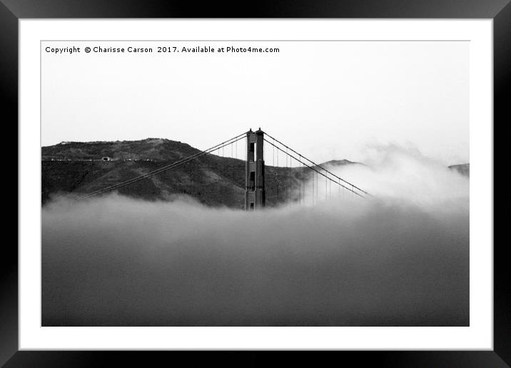 In the Mist Framed Mounted Print by Charisse Carson
