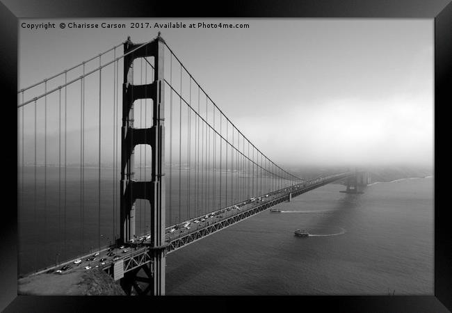 Amongst the Mist Framed Print by Charisse Carson