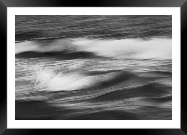 Troon Wave Framed Mounted Print by overhoist 