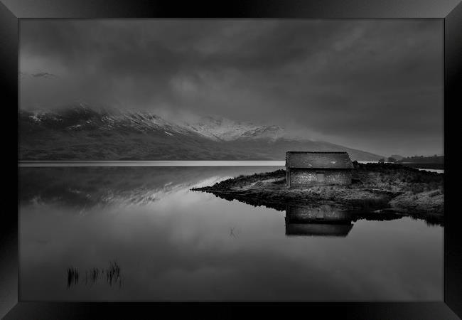 Loch Arklet Framed Print by overhoist 