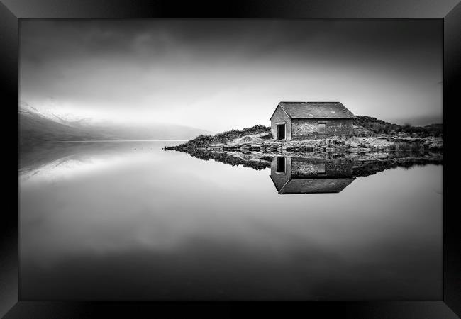 Loch Arklet Framed Print by overhoist 