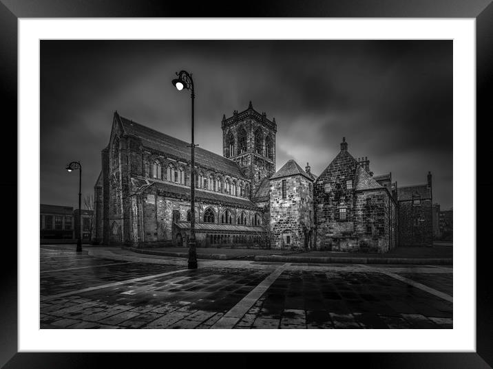 Paisley Abbey Framed Mounted Print by overhoist 