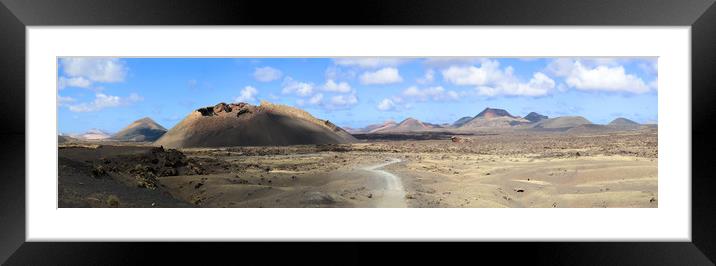 Montaña Cuervo, Timanfaya National Park, Lanzarote Framed Mounted Print by Kevin McNeil