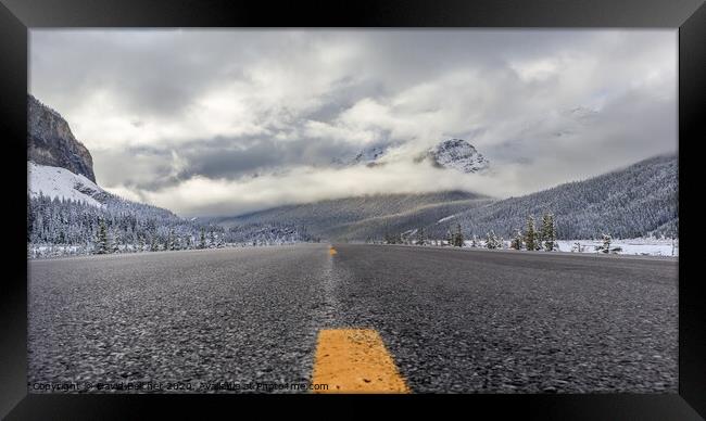 Icefields Parkway Framed Print by David Belcher