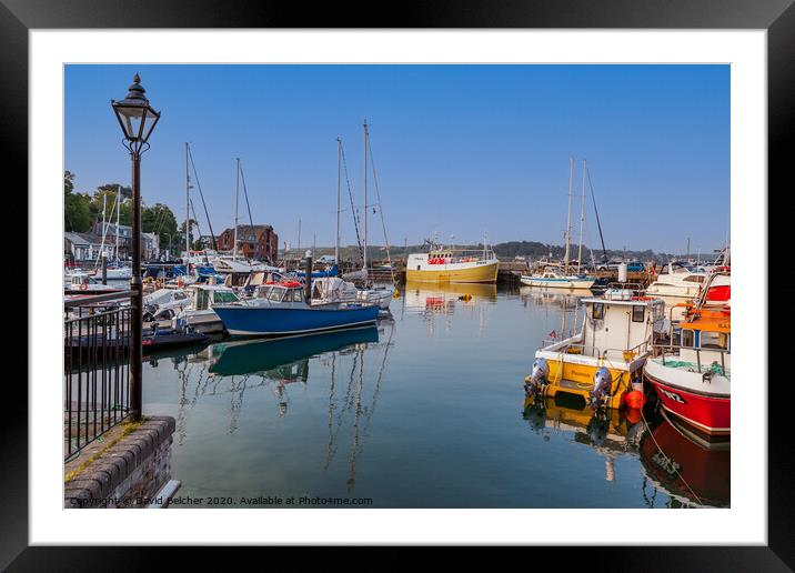 Padstow harbour  Framed Mounted Print by David Belcher