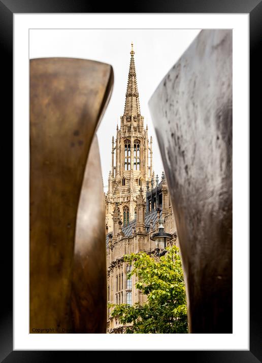 Gothic Tower of the Palace of Westminster Framed Mounted Print by David Belcher