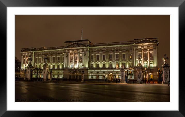 Buckingham Palace  Framed Mounted Print by David Belcher