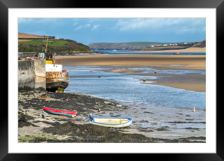 Padstow Framed Mounted Print by David Belcher
