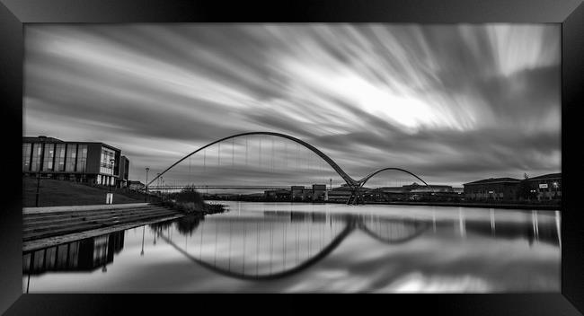 Infinity bridge Framed Print by David Morton