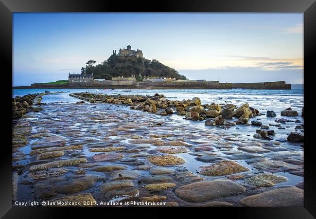 St Michaels Mount Cornwall  Framed Print by Ian Woolcock