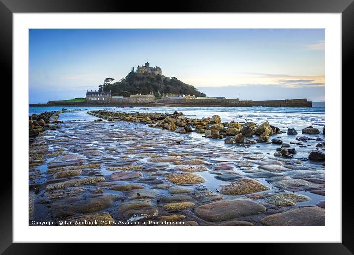 St Michaels Mount Cornwall  Framed Mounted Print by Ian Woolcock