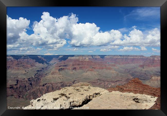 Grand Canyon National Park, Arizona  Framed Print by Carmen Green
