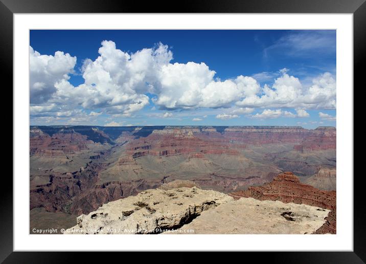 Grand Canyon National Park, Arizona  Framed Mounted Print by Carmen Green