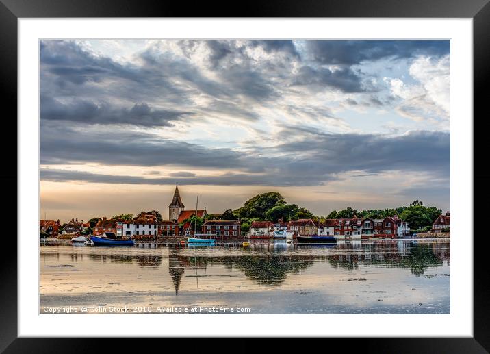 Bosham View Framed Mounted Print by Colin Stock