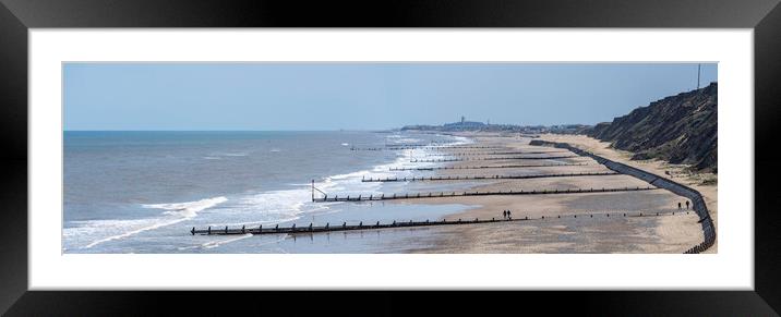 In and around Mundesley, 30th Aprl 2021 Framed Mounted Print by Andrew Sharpe