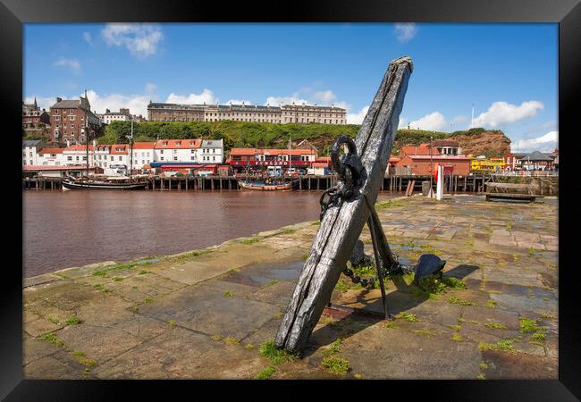 Tate Hill Pier, Whitby Framed Print by Andrew Sharpe