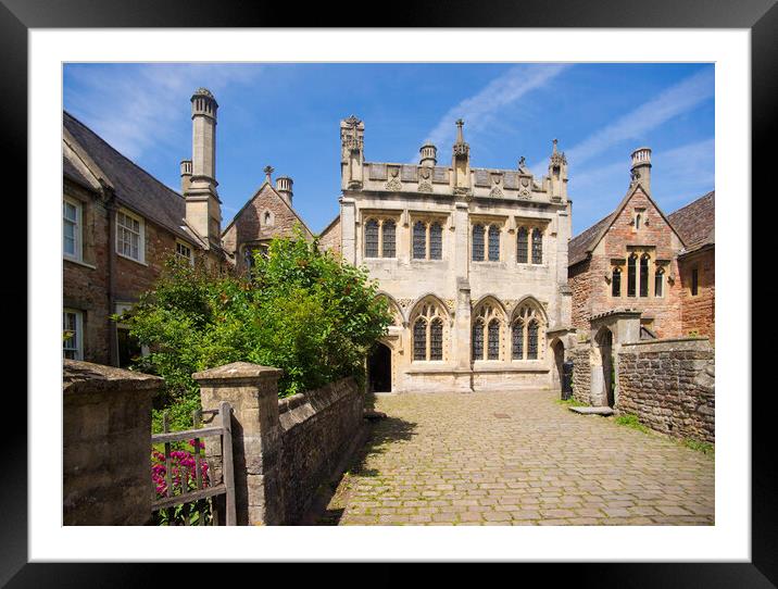 Vicars' Close, Wells, Somerset Framed Mounted Print by Andrew Sharpe