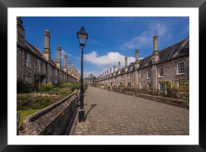 Vicars' Close, Wells Framed Mounted Print by Andrew Sharpe